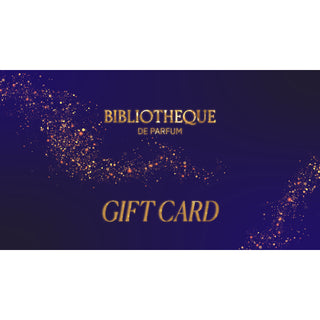 Gift Card Bibliotheque de Parfum